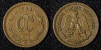 Mexico 1 Centavo Mexico ESTADOS UNIDOS MEXICANOS Bronze 1933 Mo KM# 415 (27 880) -