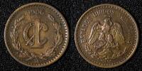 Mexico 1 Centavo Mexico ESTADOS UNIDOS MEXICANOS Bronze 1906 narrow date KM# 415 (869) -