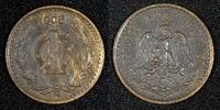 Mexico 1 Centavo Mexico ESTADOS UNIDOS MEXICANOS Bronze 1906 narrow date KM# 415 (879) -