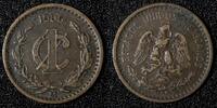 Mexico 1 Centavo Mexico ESTADOS UNIDOS MEXICANOS Bronze 1906 narrow date KM# 415 (874) -