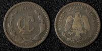 Mexico 1 Centavo Mexico ESTADOS UNIDOS MEXICANOS Bronze 1906 narrow date KM# 415 (872) -