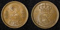 Bronze 1915 Denmark Denmark Christian X   1915 VBP; GJ 2 Ore UNC KM# 813.1 (27 692) unz