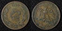 Mexico 2 Centavos MEXICO Bronze 1925 Mo KM# 419 (27 890) -