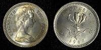 Unknown 6 Pence Rhodesia Elizabeth II 1964 = 5 Cents UNC TONED KM# 1 ( 27 702) -