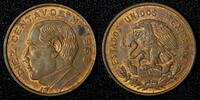 Mexico 10 Centavos Mexico Brass 1959 Benito Juárez KM# 433 (27 855) -