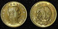 Mexico 5 Centavos MEXICO Bronze 1960 Mo Large type UNC KM# 426 (27 906) -
