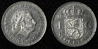Netherlands 1 Gulden Netherlands Juliana Nickel 1976 25 mm Royal Dutch KM# 184a (27 946) -