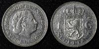 Netherlands 1 Gulden Netherlands Juliana Nickel 1972 25 mm Royal Mint KM# 184a (27 948) -