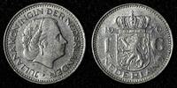 Netherlands 1 Gulden Netherlands Juliana Nickel 1970 25 mm Better Date KM# 184a (945) -