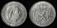 Netherlands Antilles 1 Gulden Netherlands Juliana Nickel 1968 25 mm Royal Dutch KM# 184a (27 940) -