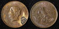 Mexico 5 Centavos Mexico ESTADOS UNIDOS MEXICANOS Bronze 1945 WWII ISSUE KM# 424 (933) -