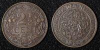 Netherlands 2 1/2 Cent Netherlands Wilhelmina Bronze 1929 KM# 150 (27 986) -