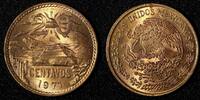Mexico 20 Centavos MEXICO Bronze 1971 Mo Red KM# 440 (28 000) -