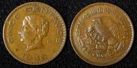 Mexico 5 Centavos Mexico ESTADOS UNIDOS MEXICANOS Bronze 1946 KM# 424 (936) -