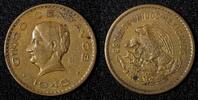 Mexico 5 Centavos Mexico ESTADOS UNIDOS MEXICANOS Bronze 1945 WWII ISSUE KM# 424 (937) -