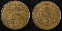 Mexico 20 Centavos Mexico ESTADOS UNIDOS MEXICANOS Bronze 1954 KM# 439 (28 002) -