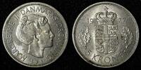 Denmark 5 Kroner Denmark Margrethe II Copper-Nickel 1977 SB 33mm UNC KM# 863.1 (27 967) -