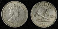 Fiji 1 Shilling 1961 Fiji Elizabeth II Copper-Nickel 1961  KM# 23 (27 97... 8,16 EUR  zzgl. 12,88 EUR Versand