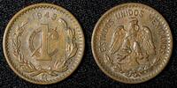Mexico 1 Centavo MEXICO Bronze 1943 Mo Better Date WWII Issue KM# 415 (27 858) -