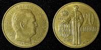 Monaco 20 Centimes MONACO Rainier III 1962 PARIS Mint KM# 143 (28 081) -