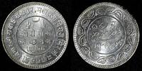 India 5 Kori India-Princely States KUTCH Silver 1934 VS1990 UNC Y# 53a (28 056) -
