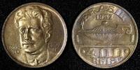 Brazil 400 Reis Brazil Oswaldo Cruz Copper-Nickel 1937 High Grade Nice KM# 539 (28 058) -