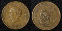 Mexico 5 Centavos Mexico Bronze 1943 Josefa Ortiz de Domínguez WWII Issue KM# 424 (923) -