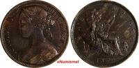 1 Penny Great Britain Victoria Copper 1872 aUNC KM# 749.2 (19 843) -