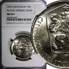 10 Korun Czechoslovakia Silver 1964  Slovak Uprising NGC MS64+ PLUS KM# 56 (008)