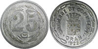 25 Centimes ALGERIA Aluminum 1922 Thévenon & Co., Paris 27mm aUNC KM# TnE5 (82 ) -