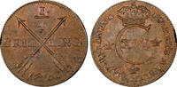 1/4 Skilling Sweden Carl XIV Johan Copper 1820 UNC KM# 595 (21 225) -