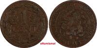 1 Cent Netherlands Wilhelmina I Bronze 1913 1st Year Type ch.VF KM# 152 (20 464) -