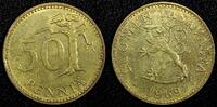 50 Pennia Finland Aluminum-Bronze 1969 S UNC/BU Toned KM# 48 (24 112) -