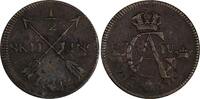 1/2 Skilling Sweden Gustaf IV 1802 Overstruck on 1 Ore S.M.1734 KM# 565 (19 462) -