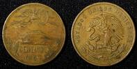 20 Centavos MEXICO Bronze 1967 Mo aUNC KM# 440 (27 536) -