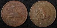 20 Centavos MEXICO Bronze 1969 Mo XF .Toned KM# 440 (27 448) -