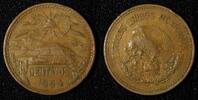 20 Centavos Mexico ESTADOS UNIDOS MEXICANOS Bronze 1954 XF KM# 439 (27 575) -