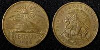 20 Centavos MEXICO Bronze 1966 Mo Nice Coin UNC KM# 440 (27 534) -