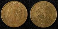 10 Centavos Mexico Brass 1959 Benito Juárez XF KM# 433 (27 854) -