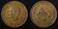 5 Centavos Mexico Bronze 1954 VF KM# 424 (27 436) -