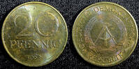 20 Pfennig Germany - Democratic Republic 1983 A Rainbow Toned UNC KM# 11 (579) -