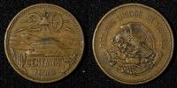 20 Centavos Mexico ESTADOS UNIDOS MEXICANOS Bronze 1943 1st Year KM# 439 (581) -