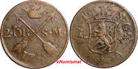 Ore SWEDEN Adolf Frederick 1751 2 Ore, S.M.Low Mintage353,000 SCARCE KM# 461 (2501) -