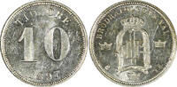 Ore SWEDEN Oscar II (1872-1907) Silver 1897 EB 10 Ore AU/UNC SCARCE KM# 755 (454) -