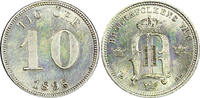 Ore SWEDEN Oscar II Silver 1898 EB 10 Ore UNC KM# 755 (22 115) -