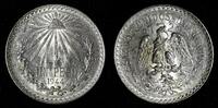 Peso Mexico ESTADOS UNIDOS MEXICANOS Silver 1944 M UNC KM# 455 (30 115) -