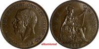 United Kingdom 1 Penny GREAT BRITAIN George V (1910-1936) Bronze 1935 KM#838 (15 443) -