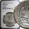 8 Reales MEXICO Silver 1882 MO MH Mexico City NGC AU DETAILS KM# 377.10 (09) -