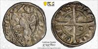 BELGIAN LIEGE John of Flanders (1282-92) Esterlin AR PCGS MS61 TOP GRADED D-502 -