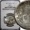 1/2 Crown Great Britain Victoria Silver 1883 NGC MS63 SCARCE KM# 756 (02) -